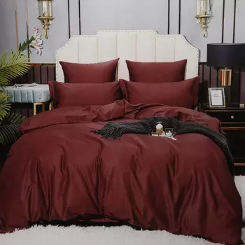 Комплект постельного белья Wonne Traum Elegance Pastel Dark Coral Полуторный