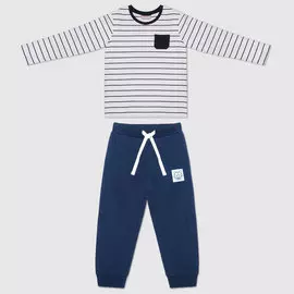 Комплект повседневный Diva Kids синий в полоску