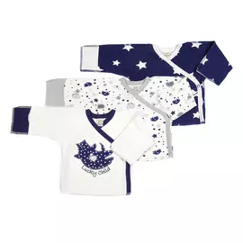 Комплект распашонок Lucky Child Котики 3 шт