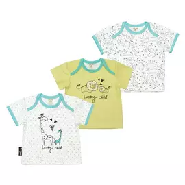 Комплект распашонок Lucky Child Зоопарк 3 шт