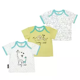 Комплект распашонок Lucky Child Зоопарк 3 шт