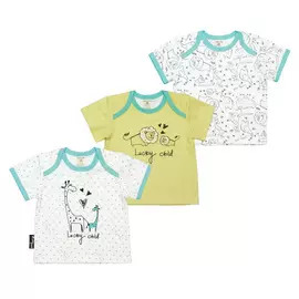 Комплект распашонок Lucky Child Зоопарк 3 шт