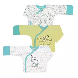 Комплект распашонок Lucky Child Зоопарк 3 шт