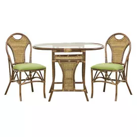 Комплект Rattan grand Lovers medium brown 3 предмета