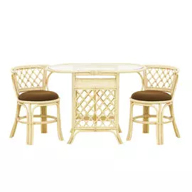 Комплект Rattan grand Osaka white wash 3 предмета