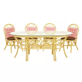 Комплект Rattan grand Palma natural honey 5 предметов