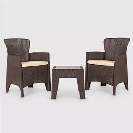 Комплект садовой мебели Mandella Karizma коричневый из 3 предметов