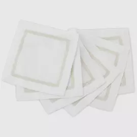 Комплект салфеток Banian Zigzag антрацит 15х15 см