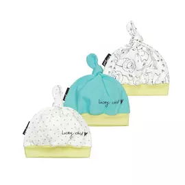 Комплект шапочек Lucky Child Зоопарк 3 шт