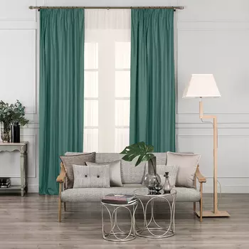 Комплект штор Daily by T Вилен мятный 200х270 см 2 предмета