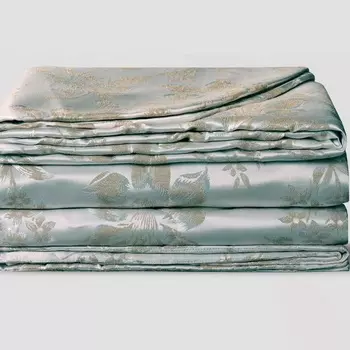 Комплект штор с подхватами Estia Арвен бирюзовый 260x275-2,подхваты-2,4 пр