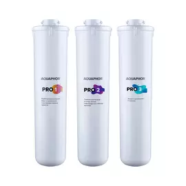 Комплект сменных модулей Аквафор Кристалл Baby Pro белый (11629)