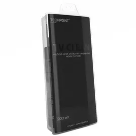 Комплект Techpoint для очистки экранов, спрей 200 мл и микрофибра