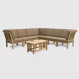 Комплект угловой Jepara Kona бежевый 8 предметов