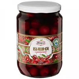 Компот Марис вишневый с косточкой, 700 г