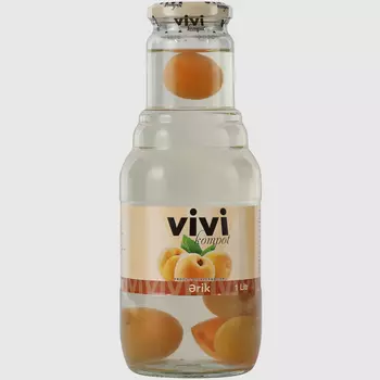 Компот стерилизованный VIVI из абрикосов 1 л