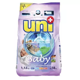 Концентрированный стиральный порошок UniPlus Baby 18 стирок 1,12 кг