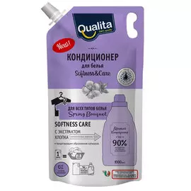 Кондиционер для белья Qualita Spring Bouquet запасной блок 1 л