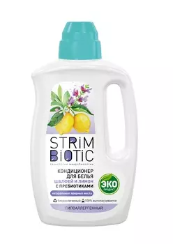 Кондиционер для белья Strimbiotic Шалфей и лимон 1 л
