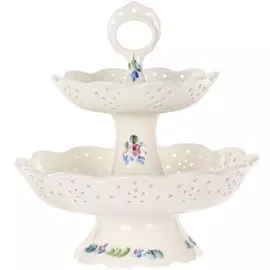 Конфетница 2-х ярусная Семикаракорская кера Ретро