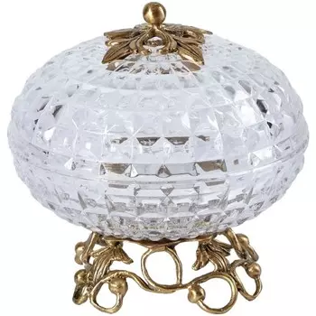 Конфетница Glasar 16х16х15 см hgl483s/3