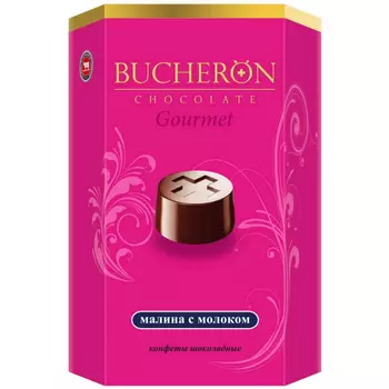 Конфеты Bucheron шоколадные малина с молоком 130 г