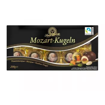 Конфеты Lambertz mozart kugeln в темном шоколаде 200 г