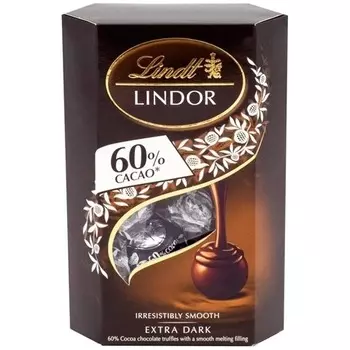 Конфеты Lindt Lindor шоколадные 60% 200 г
