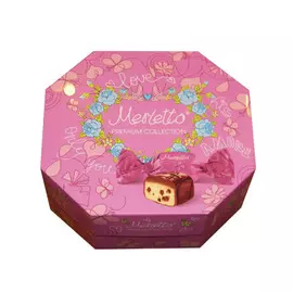 Конфеты Merletto с нугой карамелью и воздушным рисом 150 г