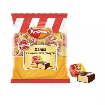 Конфеты Рот Фронт халва, 370 г