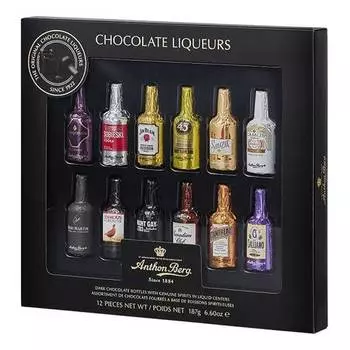 Конфеты шоколадные Anthon Berg бутылочки, 187 г