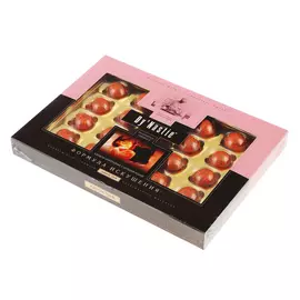 Конфеты шоколадные ФКФ "Формула искушения" с темным шоколадом с начинкой типа пралине с кешью 180 г