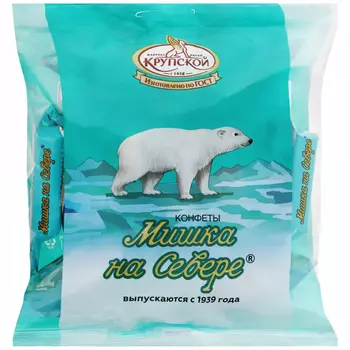 Конфеты Славянка Мишка на севере, 200 г