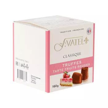 Конфеты трюфель Mathez Малина и клубника 160 г