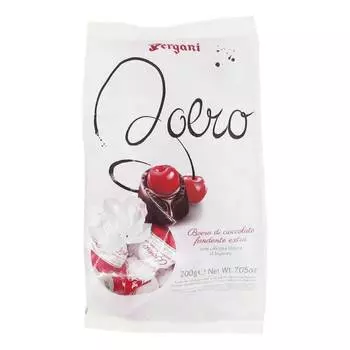 Конфеты Vergani темный шоколад вишня-ликер, 100 г