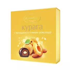 Конфеты Волшебница Курага с миндалем в шоколаде 110 г