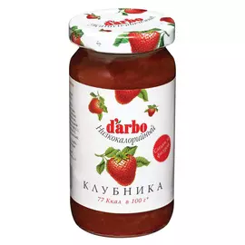 Конфитюр низкокалорийный D'Arbo Naturrein клубника 220 г