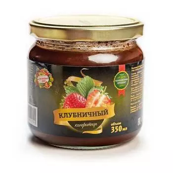 Конфитюр Урожайный край клубничный 350 г