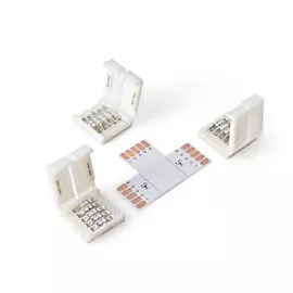 Коннектор Apeyron 09-73 для RGBW-ленты (Т-образный + 3 клипсы) 12В, IP20, подложка 12мм