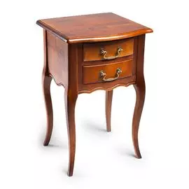 Консоль Glasar натуральное дерево 40х38 см