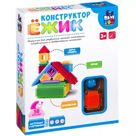 Конструктор BONDIBON Ёжик дом 58 деталей