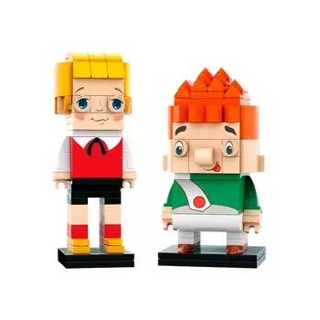 Конструктор Brick Labs: Малыш И Карлсон -222 Детали (AB-1103)