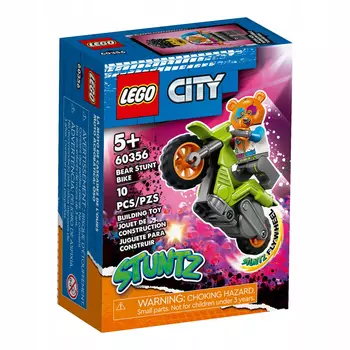 Конструктор Lego City Stuntz Медведь на трюковом байке