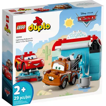 Конструктор Lego Duplo Развлечения на автомойке Молнии Маккуина и Мэтра