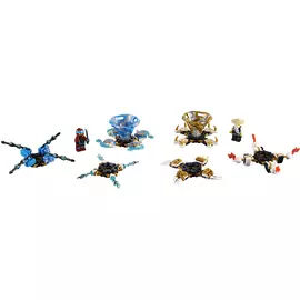 Конструктор Lego Ninjago Ния и Ву: мастера Кружитцу 70663