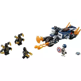 Конструктор Lego Super Heroes Капитан Америка: Атака Аутрайдеров 76123