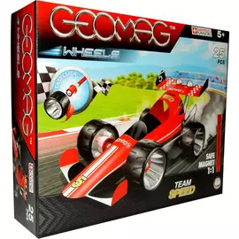 Конструктор магнитный Geomag 710 Машина гоночная красная