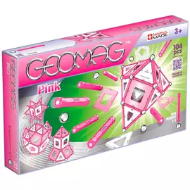 Конструктор магнитный Geomag Glow 344 Pink
