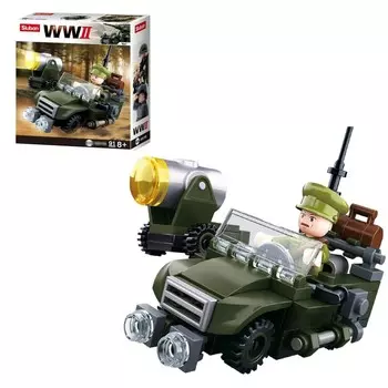 Конструктор Sluban армейский автомобиль (M38-B0678B)