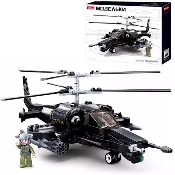 Конструктор Sluban боевой вертолет (M38-B0752)